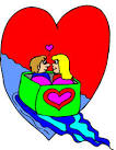 clipart barco do amor coracao figuras ilustracao imagens