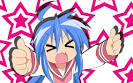 anime a luckystar windows themepack with various backgrounds