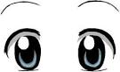 anime eyes clip art vector clip art online royalty free