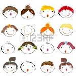 happy kids faces royalty free cliparts vectors and stock