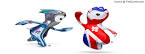 london olympic mascots facebook cover cover