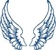 angel wings with halo tattoo clipart best