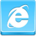 free blue button icons internet explorer image vector clip art