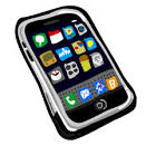 iphone painted icon png clipart image iconbug