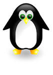 clipartist net clip art penguin linux scallywag march