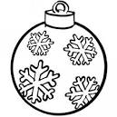 bola de navidad dibujo gratis para ninos