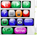 control panel button icons stock photos image