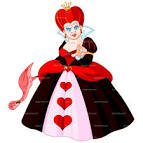 clipart alice heart queen royalty free vector design cliparts