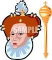 queen elizabeth clip art royalty free clipart illustration