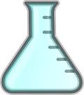 vector gratis matraz erlenmeyer quimica vacio imagen gratis
