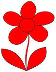 utt red flower clip art vector clip art online royalty free