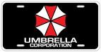 umbrella corporation black license plate ebay
