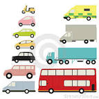 conjunto del icono de los vehiculos imagenes de archivo imagen