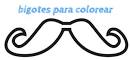 bigotes colorear png