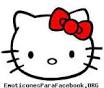 emoticon hello kitty para facebook carita hello kitty para facebook
