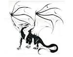 black dragon by gamewiz on deviantart clipart best clipart best