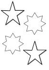 estrellas variadas para decorar dibujalia dibujos para