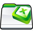 microsoft excel icon folder iconset hopstarter