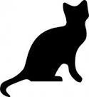 gato silueta imagenes predisenadas descargar vectores gratis