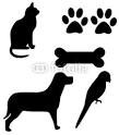 house pets clip art with working paths from sherri camp royalty
