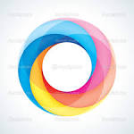 modelo de logotipo loop infinito abstrato icone corporativo