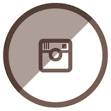 shadow button instagram icon png clipart image iconbug