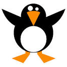 clipartist net clip art simple penguin linux scallywag march