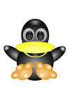 penguin linux svg downloads animated download vector clip art