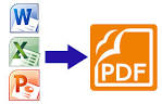 how to convert microsoft word excel powerpoint to pdf format