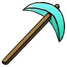 minecraft pickaxe icon png clipart image iconbug
