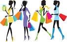 fashion shopping girls illustration vector free download
