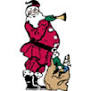 clipart santa and his toy bag d png