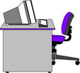 office desk clip art vector clip art online royalty free