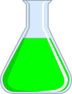 vector gratis matraz erlenmeyer verde quimica imagen gratis