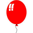 balloon fat red clip art public domain image polyvore