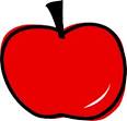 red apple clip art free vector vector