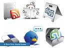 original sets of icons of social networks originales sets de