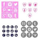 iconos gratuitos de tus redes sociales favoritas