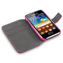 pu leather wallet case for samsung galaxy ace plus s w lcd