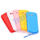 pure color frosted jelly tpu case for samsung galaxy ace s