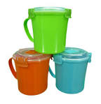 sistema plastic take away soup mug to go lunch cup with sealed lid