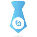 skype necktie icon png clipart image iconbug