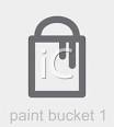 a paint bucket icon for computer software royalty free clipart
