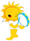 sun playing drum clip art vector clip art online royalty free