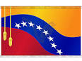 flag of venezuela and tassels vector clipart