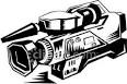 old video camera royalty free clipart picture