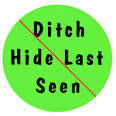 ditch hide last seen android apps on google play