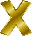 free gold letter x clipart free clipart graphics images and