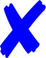x mark blue md png