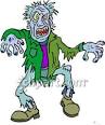 a scary zombie royalty free clipart picture